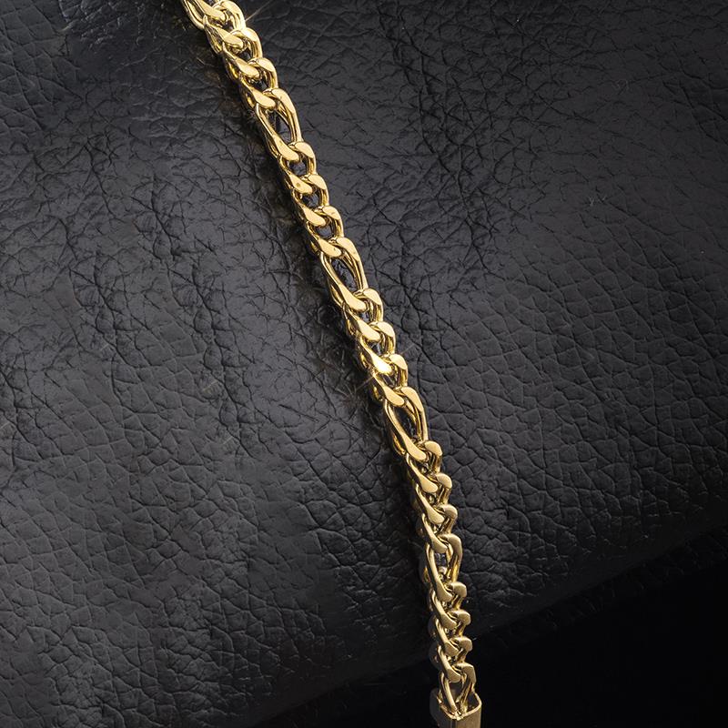 Men's Figaro Chain Necklace & Bracelet